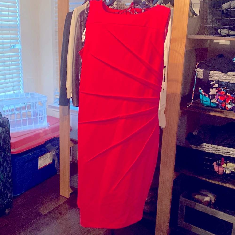 Fuchsia Calvin Klein dress. Brand new, never worn!